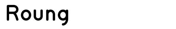 Roung font
