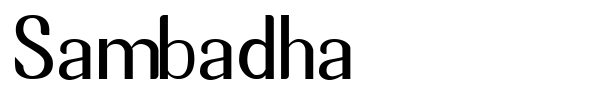 Sambadha font