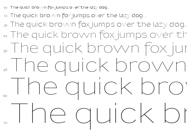 Sansumi font waterfall