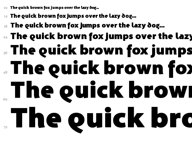 Santana font waterfall