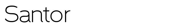 Santor font