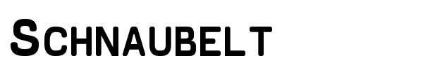 Schnaubelt font