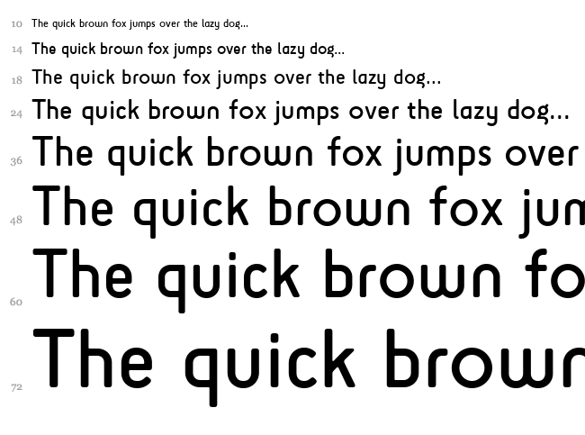 SciFly font waterfall