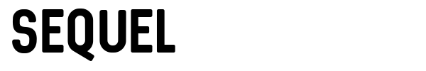 Sequel font