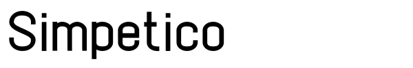Simpetico font