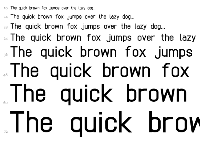 Simpetico font waterfall