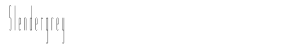 Slendergrey font