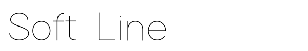 Soft Line font