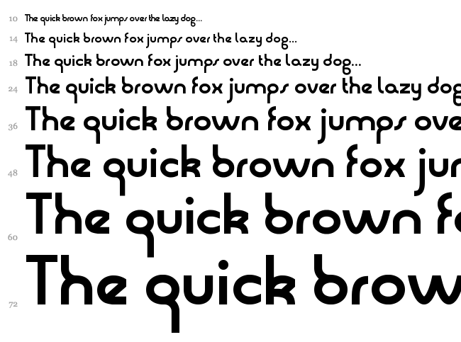 Sophie font waterfall