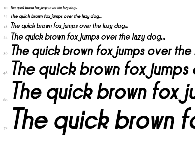 Sornette font waterfall