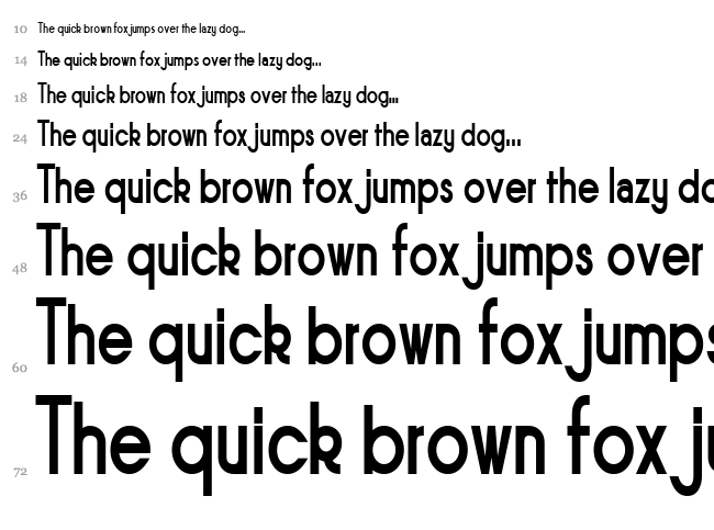 Sornette font waterfall