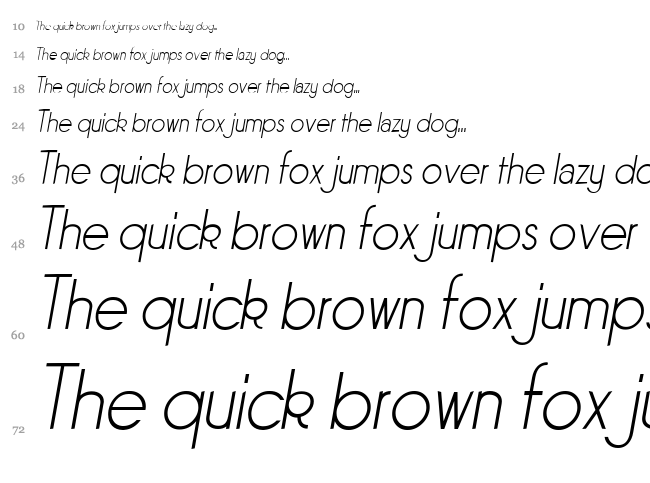 Sornette font waterfall
