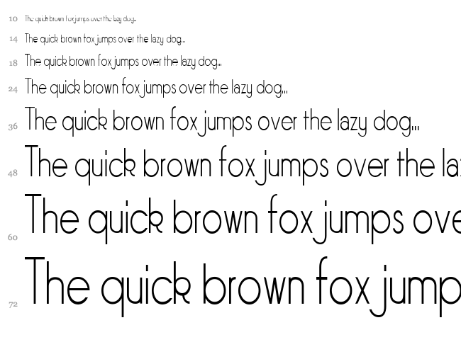 Sornette font waterfall