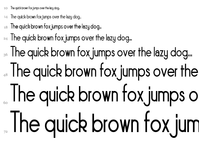 Sornette font waterfall
