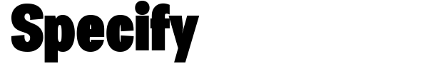 Specify font preview