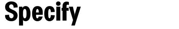 Specify font preview