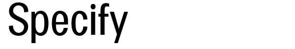Specify font preview