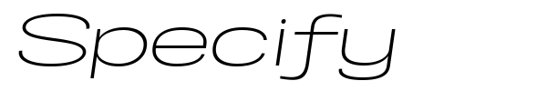 Specify font preview