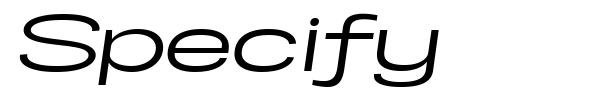 Specify font preview