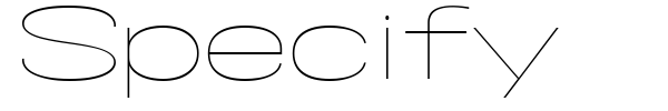Specify font preview