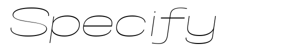 Specify font preview