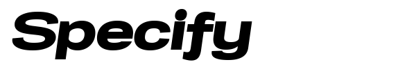 Specify font preview