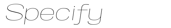 Specify font preview