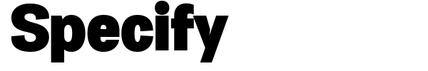 Specify font preview
