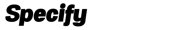 Specify font preview