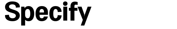 Specify font preview