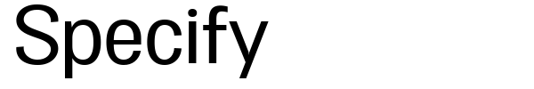 Specify font preview