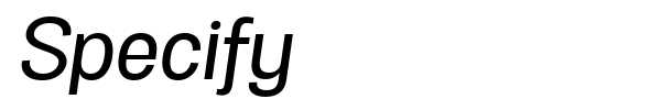 Specify font preview