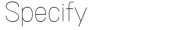 Specify font preview