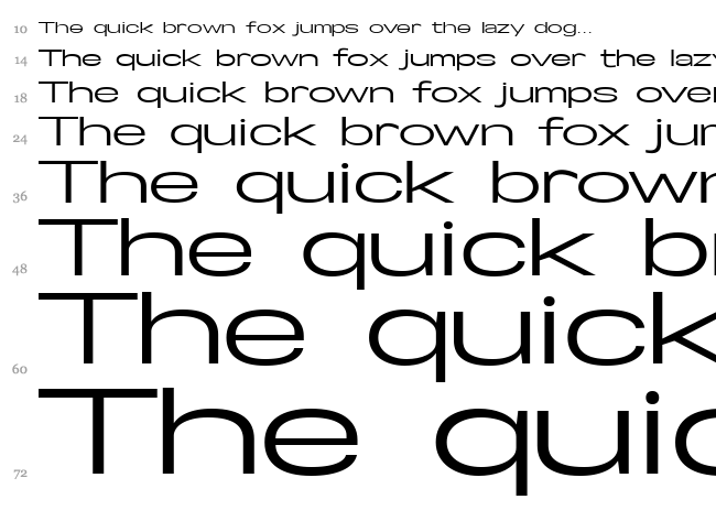 Specify font waterfall