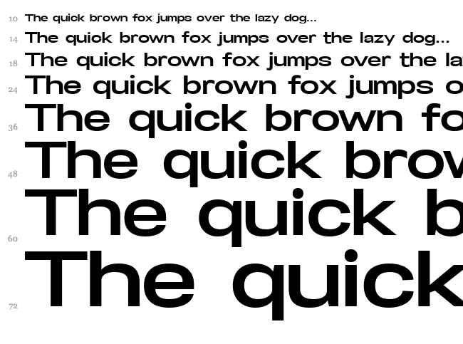 Specify font waterfall