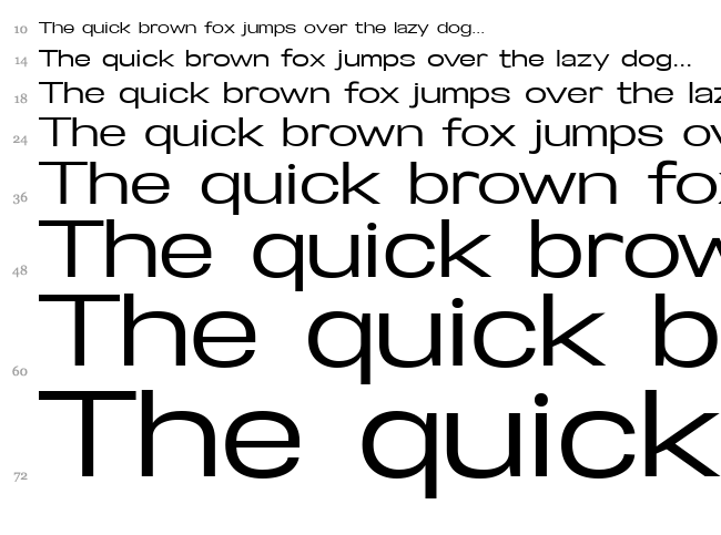 Specify font waterfall