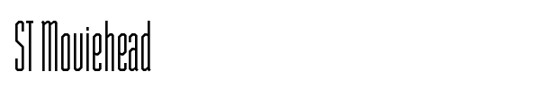 ST Moviehead font