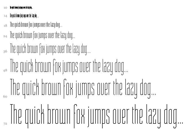 ST Moviehead font waterfall