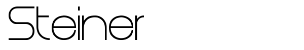 Steiner font