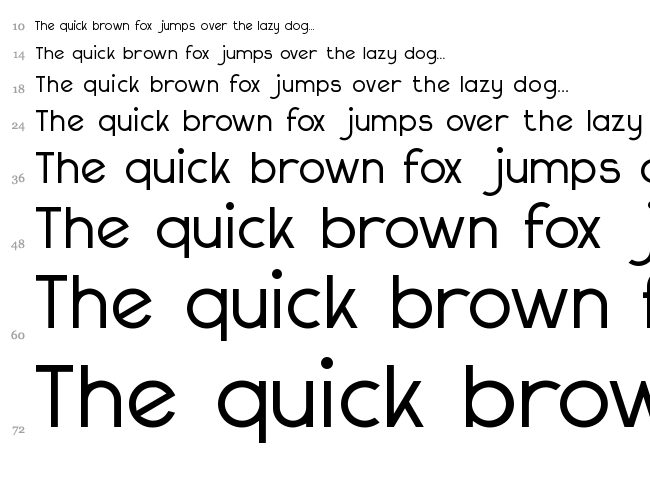 Stout Deco font waterfall