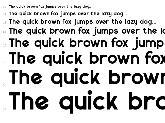 Stout Deco font waterfall