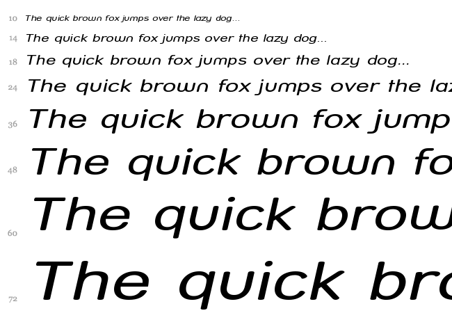 Street font waterfall