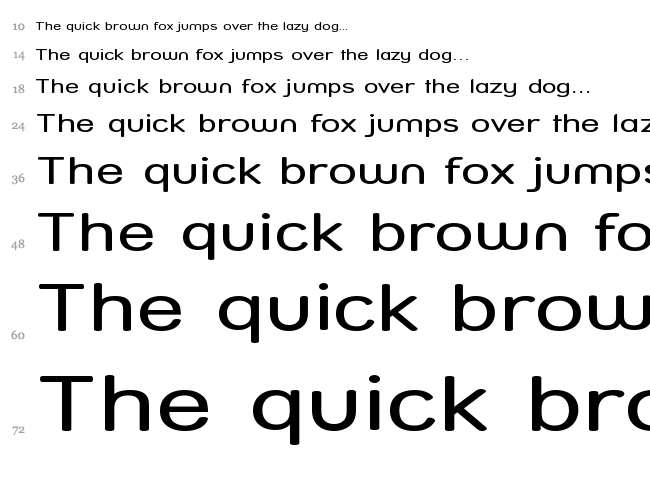 Street font waterfall