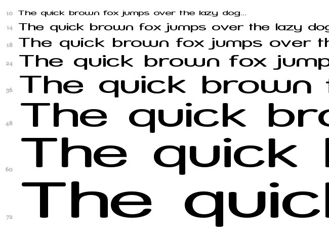 Street font waterfall