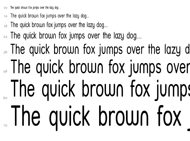 Street font waterfall