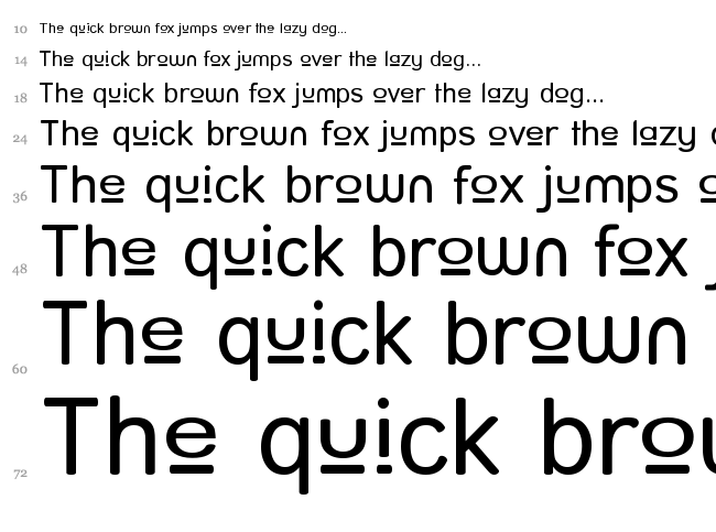 Street font waterfall