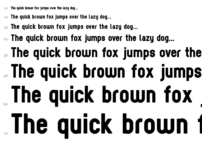 Sugo font waterfall