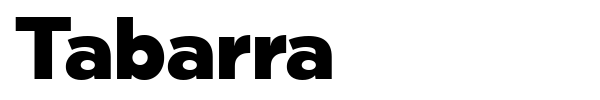 Tabarra font preview