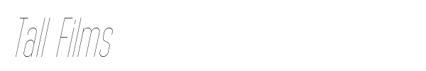 Tall Films font