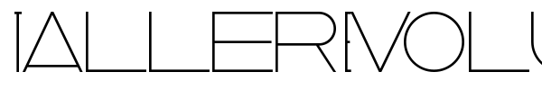 Taller Evolution font